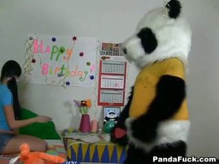 Panda gets jauns pusaudze skaistule