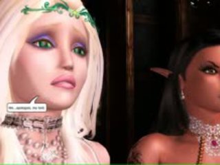 Sexy Animated Elf With Huge Melons