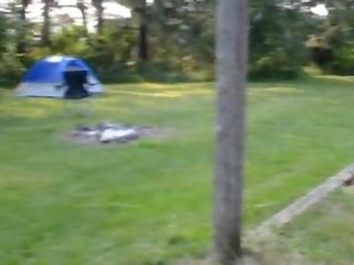 Teen Gets Fucked In Sex Swing On Camping Trip
