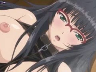 Seksualu anime brunetė į ilgos kojinės