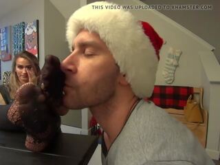 Mrs. clause has jej incredible nylon soles licked hd preview