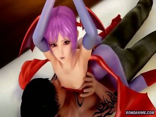 3d vampire prawan gets nipple tickled