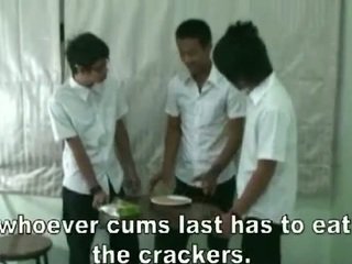 Thai Twinks Play \'cum On Crackers\'