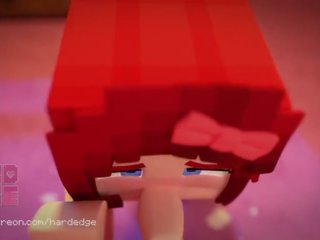 Minecraft โป๊ scarlett ใช้ปากกับอวัยวะเพศ อะนิเมชั่น (by hardedges)