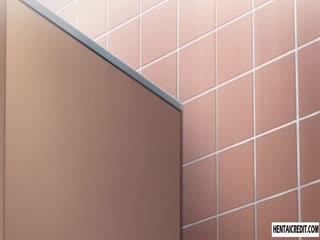 Hentai girl on the toilet