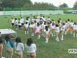 Subtitled bottomless назовні японія schoolgirls assembly