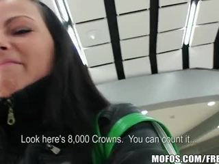 Czech girl takes cock for money
