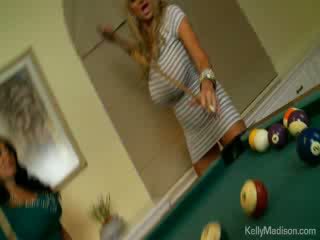 Busty Babes Fucked In The Billiard Room