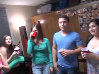 Hot college party with very drunk students