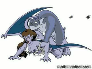 Famous Demona and gargoyles manga orgy