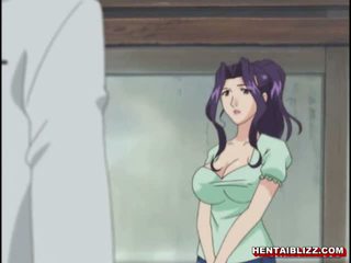 Mom jepang hentai gets squeezed her bigboobs