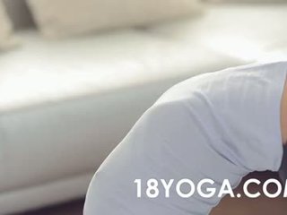 Yoga Teen Tina Hot Choked Slapped Ass To Mout