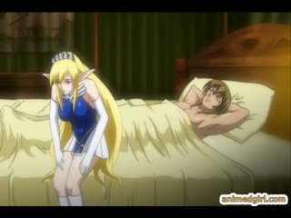 Huge Titted Blonde Hentai Elf Girl