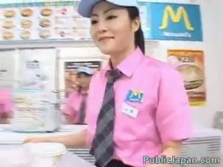 Horny Asian Girl Gets Horny In The Store Part3