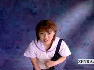 Subtitled CFNM Dominant Japanese Schoolgirl Senzuri