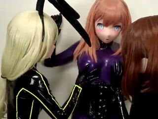 Two Latex Kigurumi Girls Tease another One: Free HD Porn a7