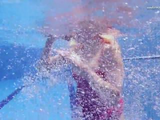 Elena Proklova Underwater Mermaid in Pink Dress: HD Porn f2