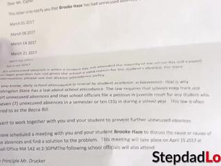 Stepdad fucks suo figlia perché di male grades in scuola