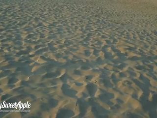 Seks op de strand! wij laten een fan kijken - nudist amateur mysweetapple