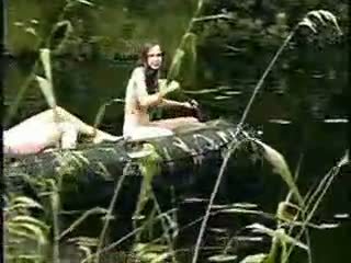 Three Hot Girls Nude Girls In The Jungle On Boat For Cock Hunt