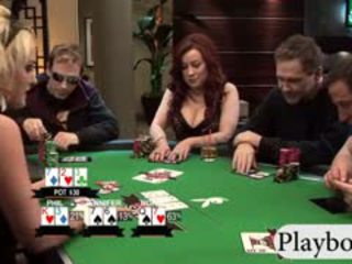 Vollbusig babes enjoyed spielend poker mit ihre rallig men