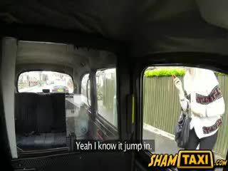 Girl Ripped Of By Taxi Driver And Has To Pay With Her Cunt!