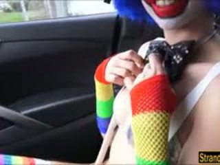 Frown clown mikayla gratis sborra su bocca da stranger