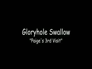 GloryholeSwallow Proxy Paige Guzzles Cum